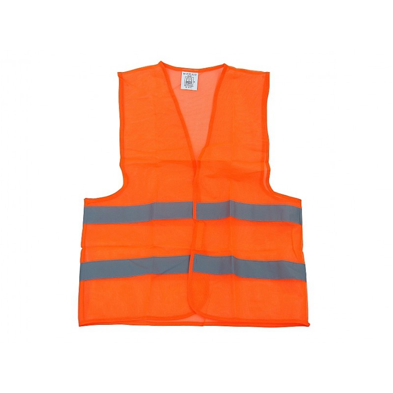KAMIZELKA ODBLASKOWA OSTRZEGAWCZA POMARAŃCZOWA
