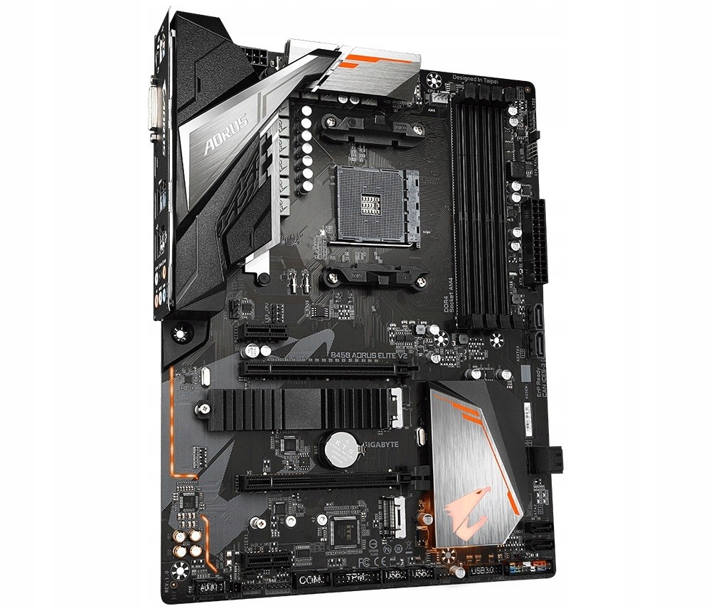 Płyta główna B450 AORUS ELITE V2 AM4 4DDR4 DVI Kod producenta B450 AORUS Elite V2