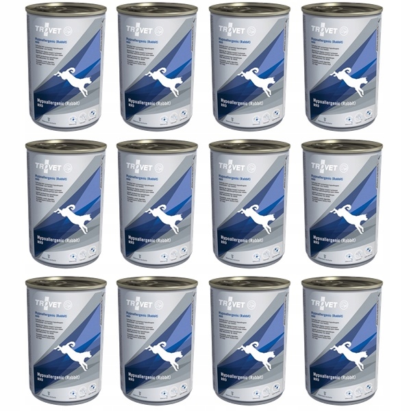 Levně Trovet Dog Rrd Hypoallergenic Rabbit 12 x 400 g