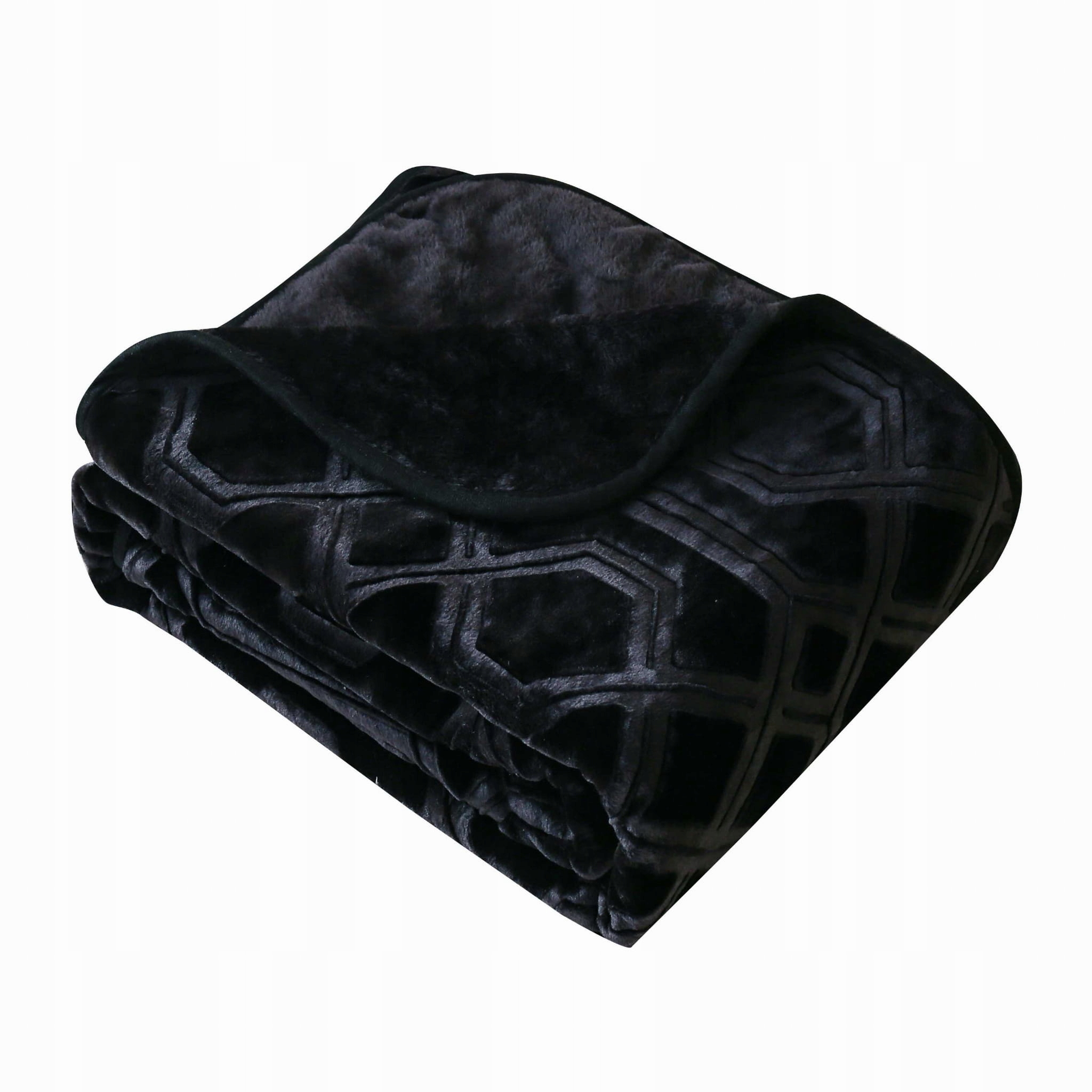 

Koc Vito 160x200 Tłoczony Czarny