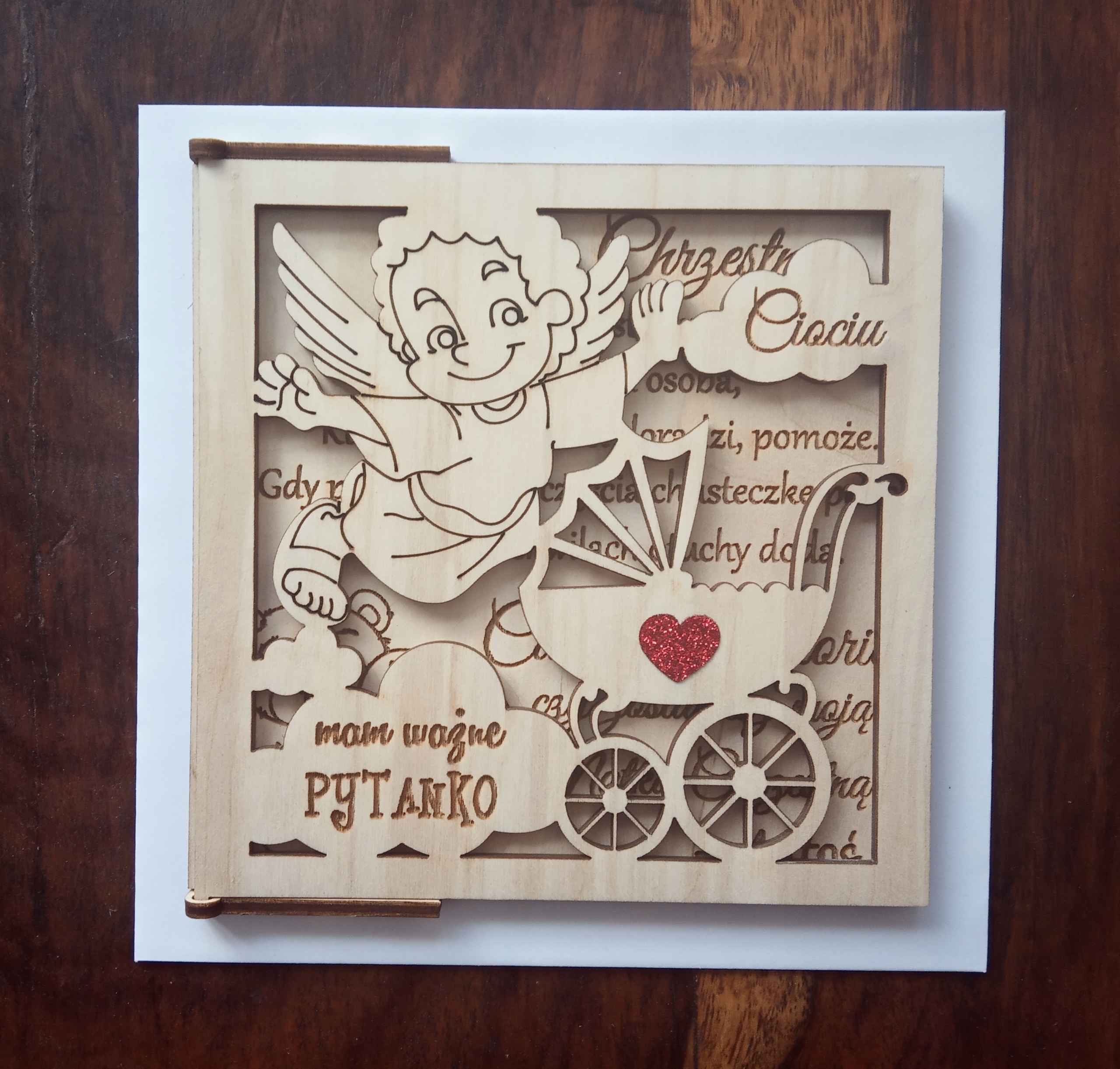 PYTANIE CIOCIU WUJKU ZOSTANIESZ CHRZESTNĄ CHRZEST Szerokość produktu 13 cm