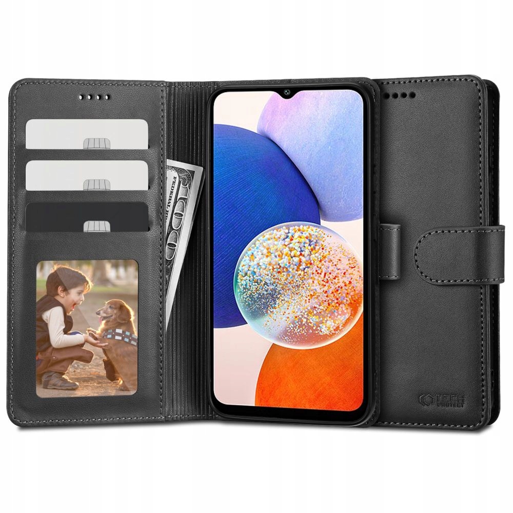 

Wallet Etui Skórzane Portfel Na Galaxy A14 4G 5G