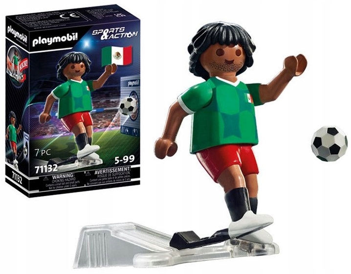 PLAYMOBIL 71132 Sports & Action Player Meksyk Stan opakowania oryginalne