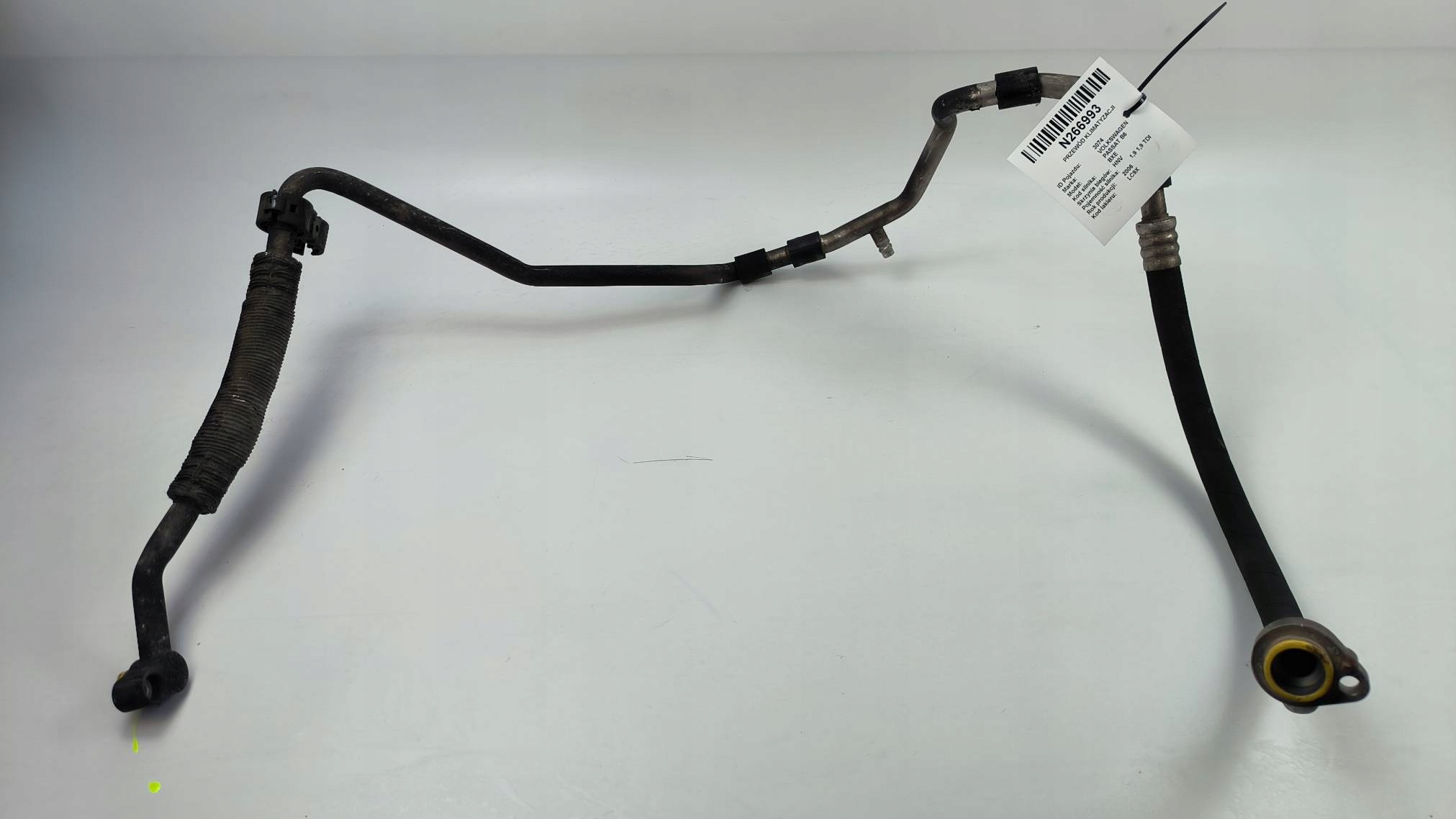 vedení klimatizaci 1.9 TDI VOLKSWAGEN PASSAT B6