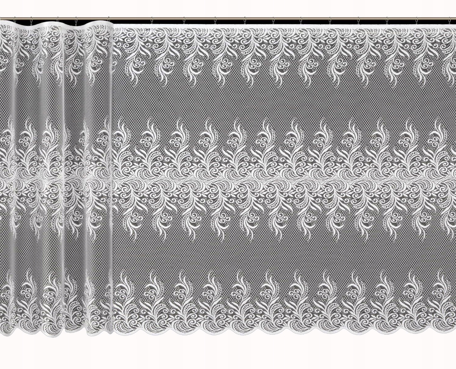 Mg Záclona žakárová páska 4562 Bílá 400X160 s páskou M