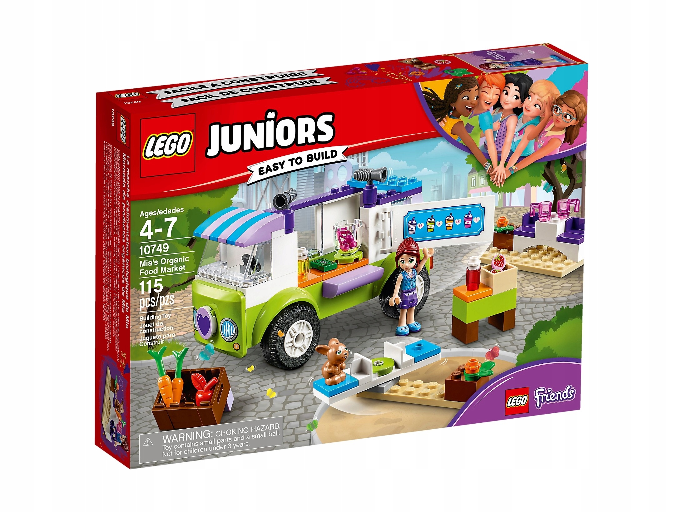 Lego Juniors 10749 Ekologický trh Mii Nové