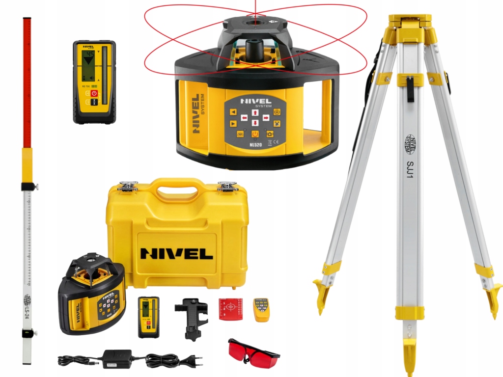 

Nivel System NL520 Digital Niwelator+statyw+łata