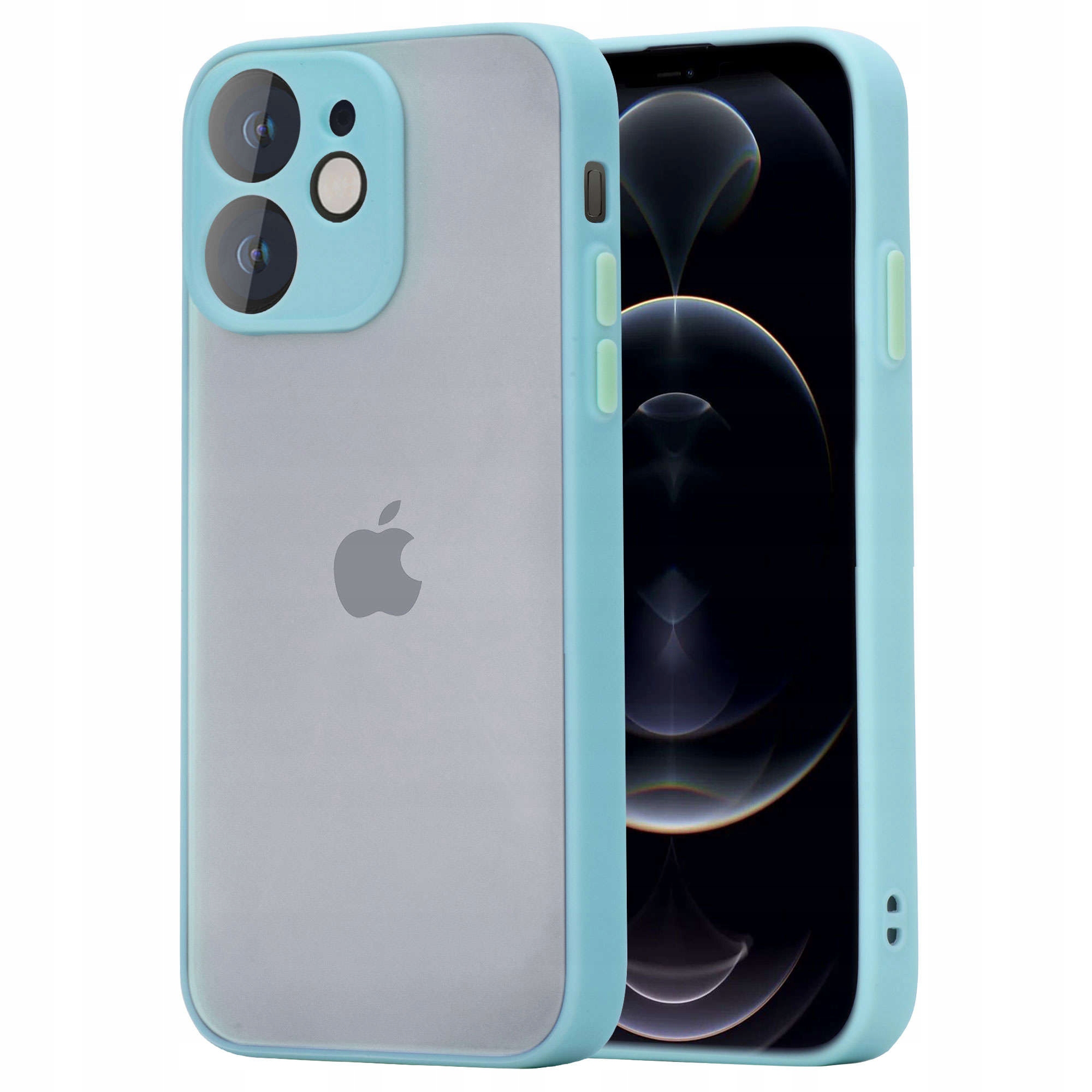 

Etui Ochrona Aparatu Do Iphone 12 Turkusowy