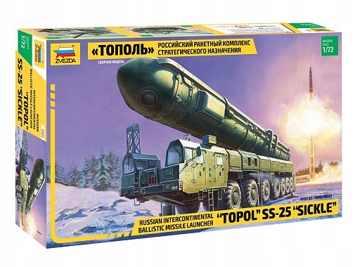 Odpalovač balistických raket Zvezda 5003 1/72 "Topol"