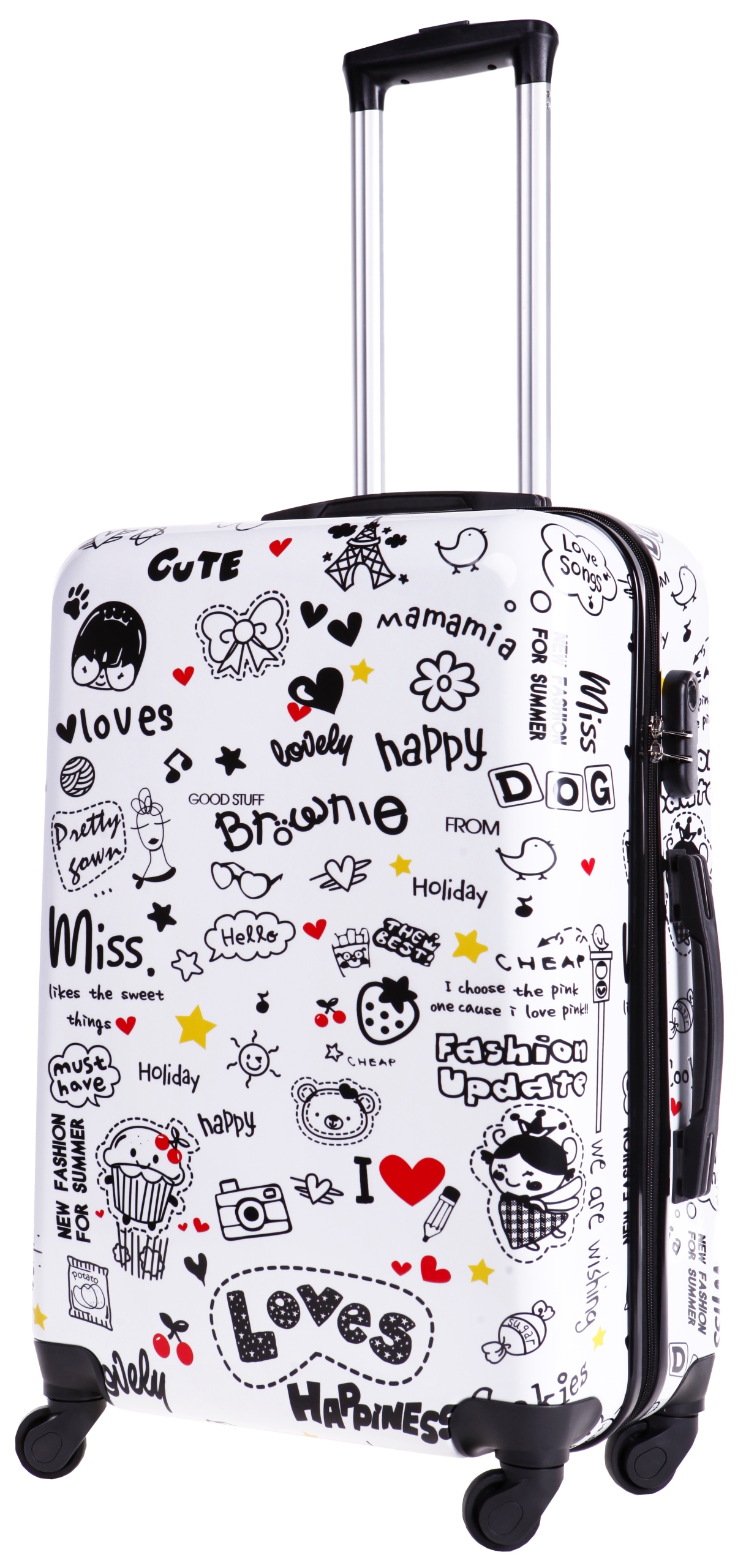 Walizka Podróżna Rozmiar Średni M 60L 4KOŁA Walizki Bagia Policarbon