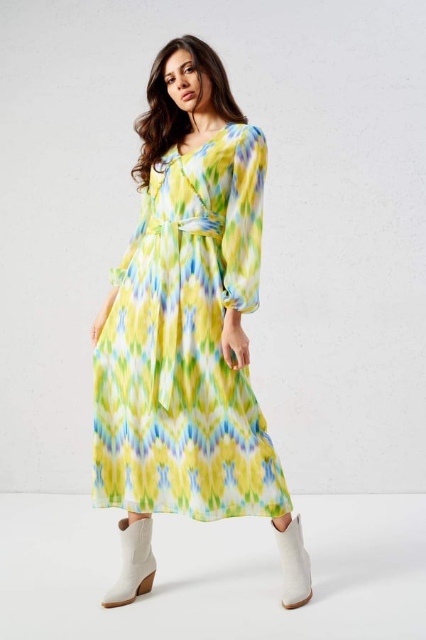 Šaty Lalous Žlutá barva vel S