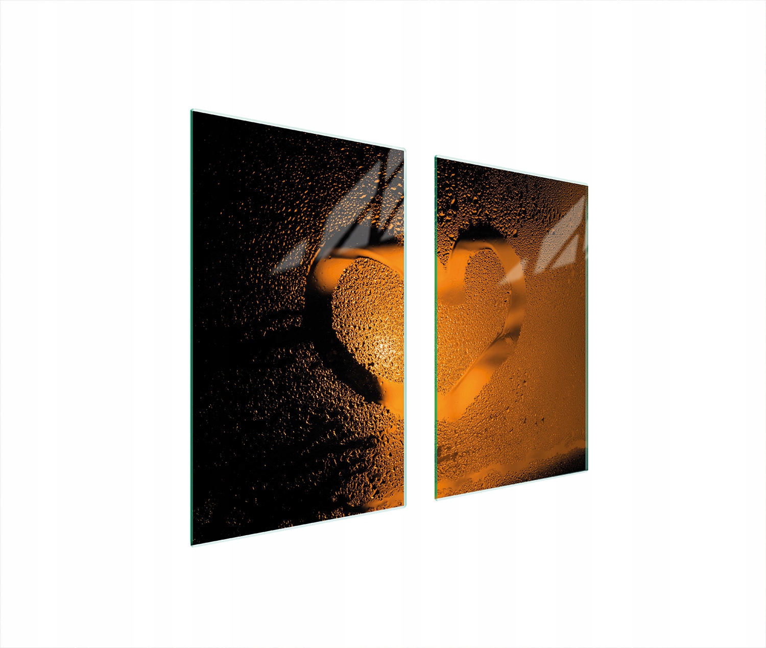 Ochranná Skleněná Deska Na Sporák 75x52 Srdce Tvrzené Sklo