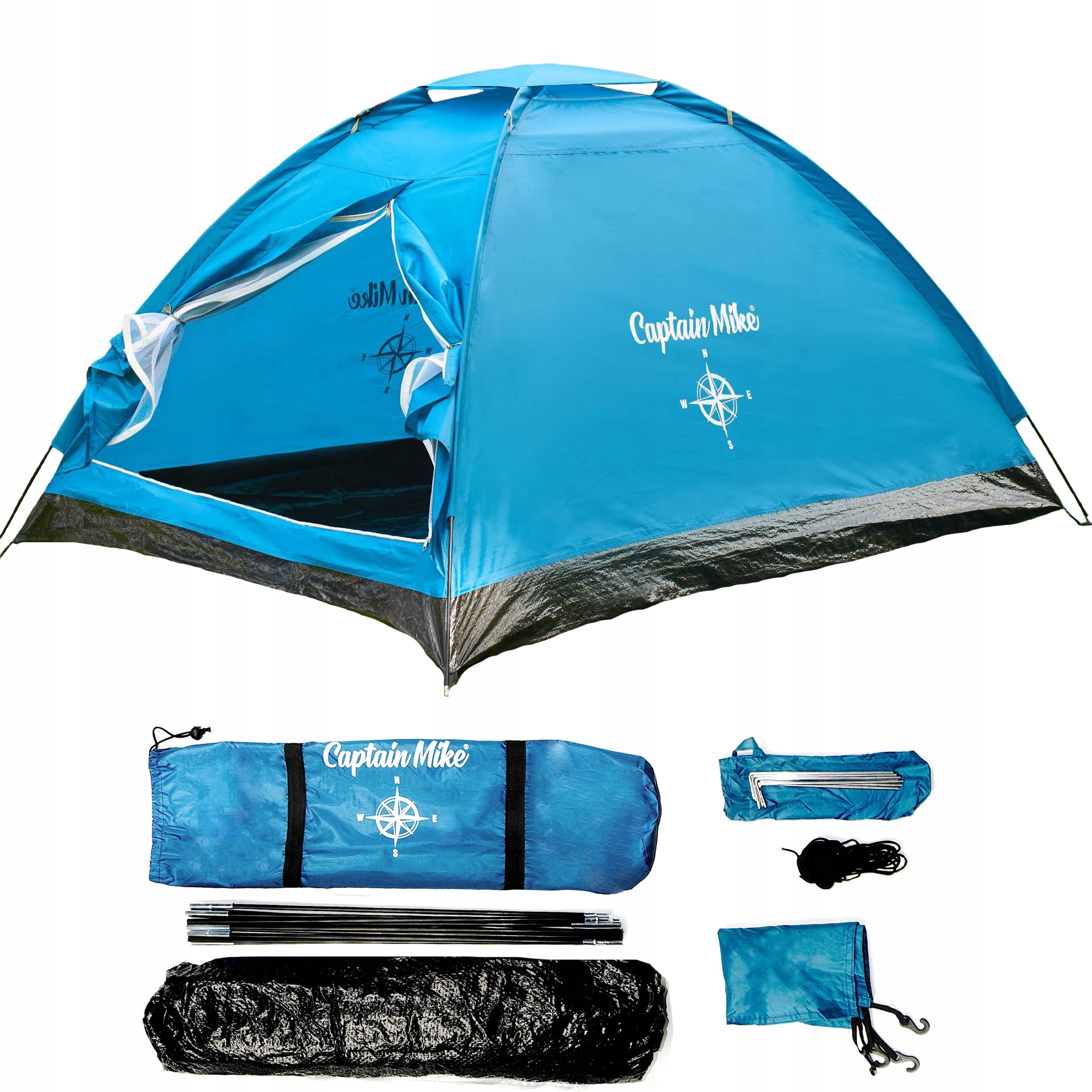 Stan pro 2 osoby 200x140x100 cm UPF50+ Captain Mike