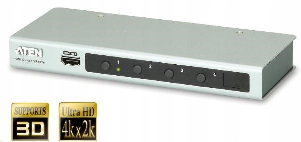Aten 4 port Hdmi switch 4 Pc 1 Hdmi VS-481B 4K video VS-481B