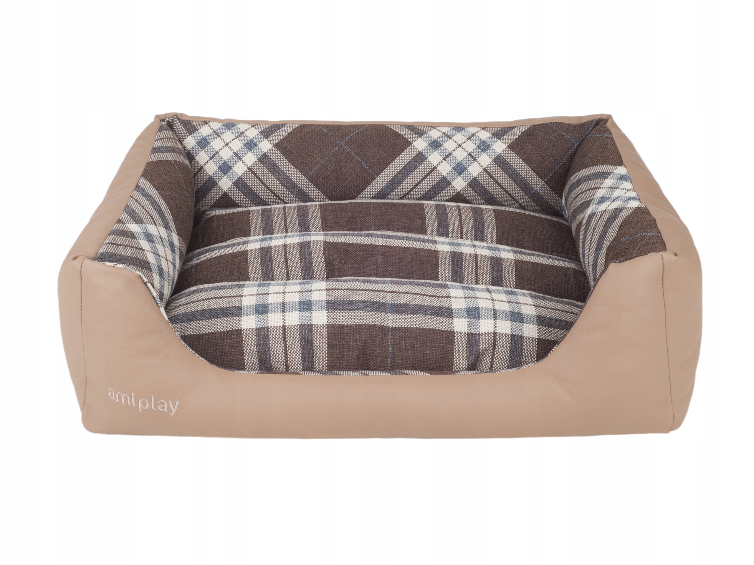 

amiplay Legowisko Sofa ZipClean 4in1 Kent S Beżowe