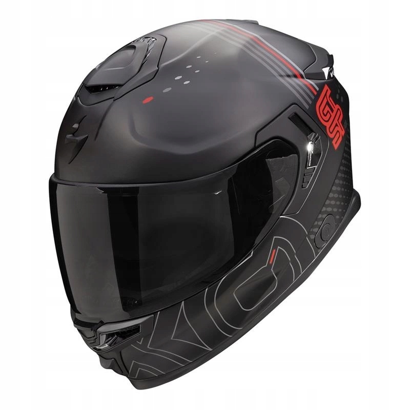 Helma Scorpion Exo-gt Sp Air Techlane Matt Black/grey/red červená Darčeky