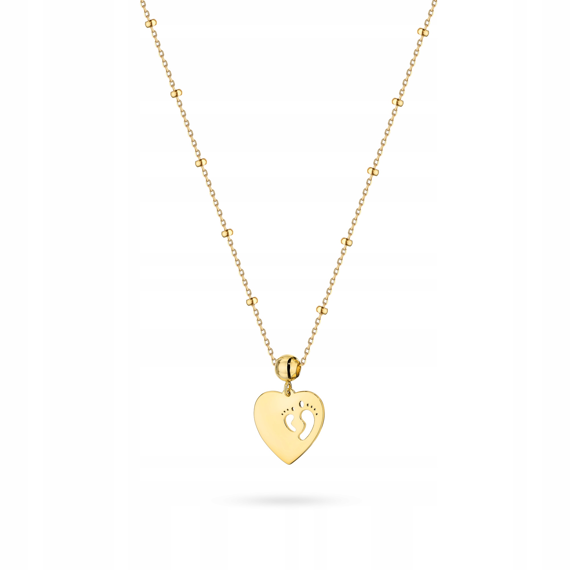 Stříbrný Náhrdelník pro maminku 925 Nohy Gravírování