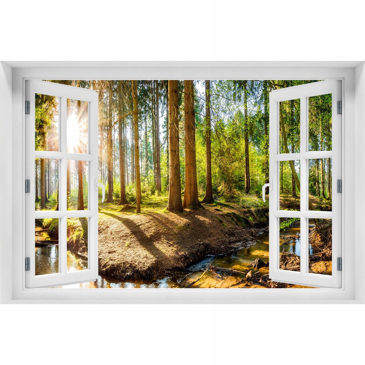 

Fototapeta Naklejka na ścianę Panorama las 150x100