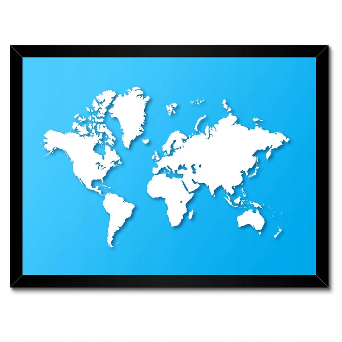 Plakáty v rámu 40x30 Mapa světa
