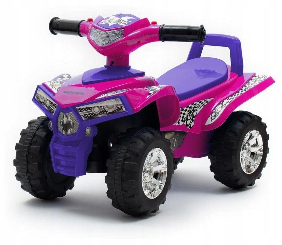 Jeździk z dźwiękiem Quad różowy