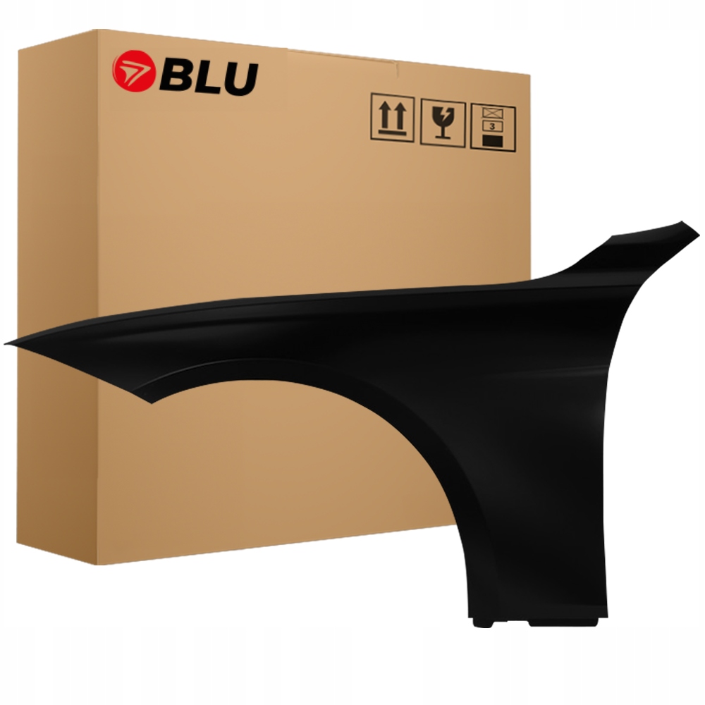 Blu Blatník Bmw F30 F31 F35 668 levý černý 12-19 přední