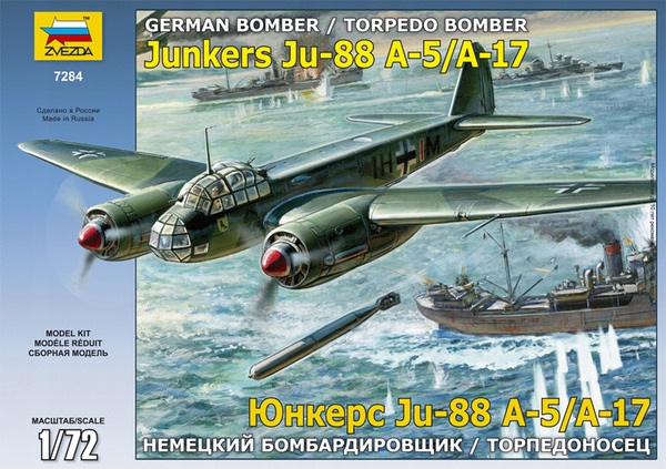 1:72 Německé Torpedo Bomer Junkers Ju 88 A-5/A-17