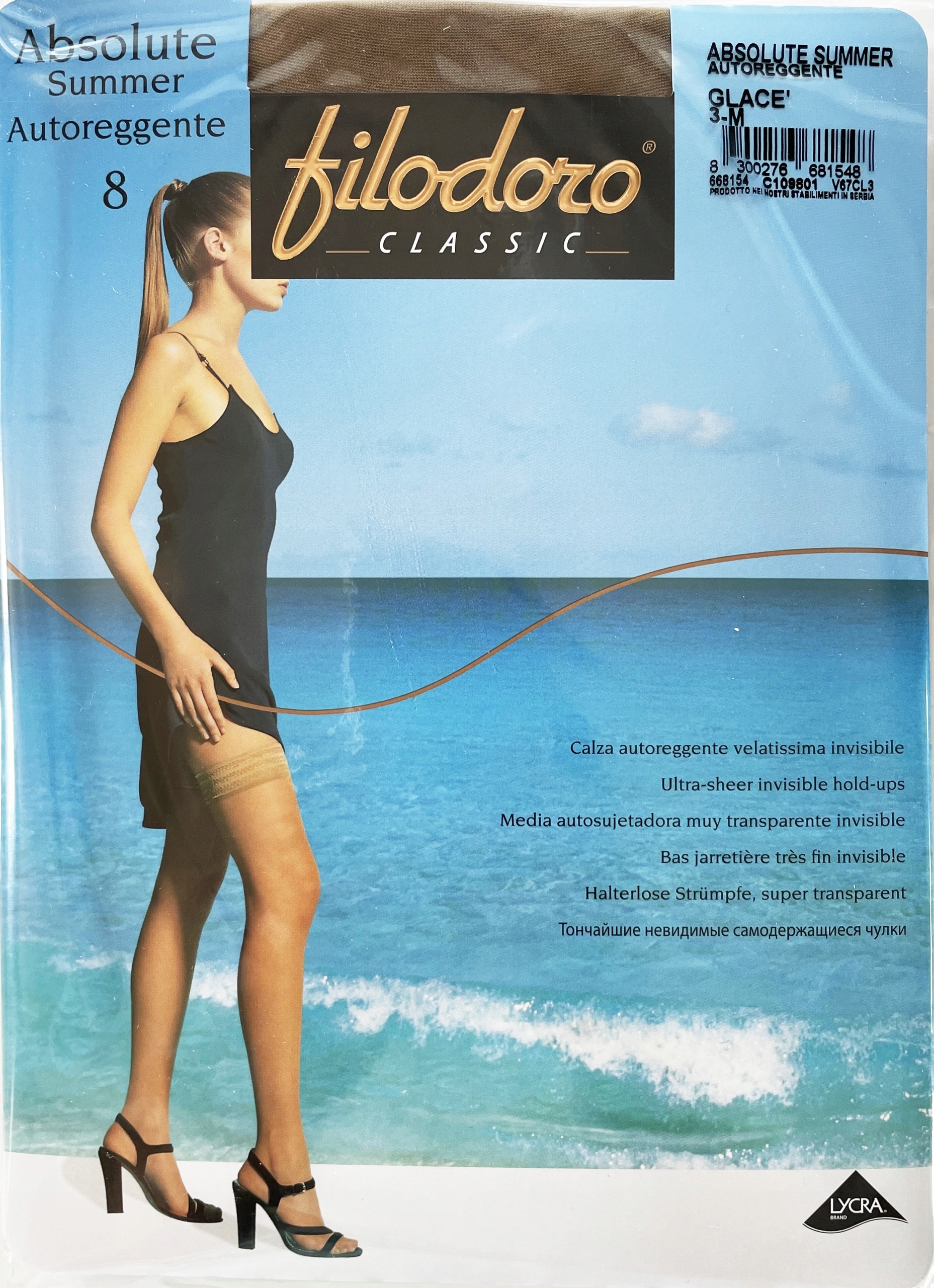 

Włoskie Letnie Pończochy Samonośne Z Koronką 8den