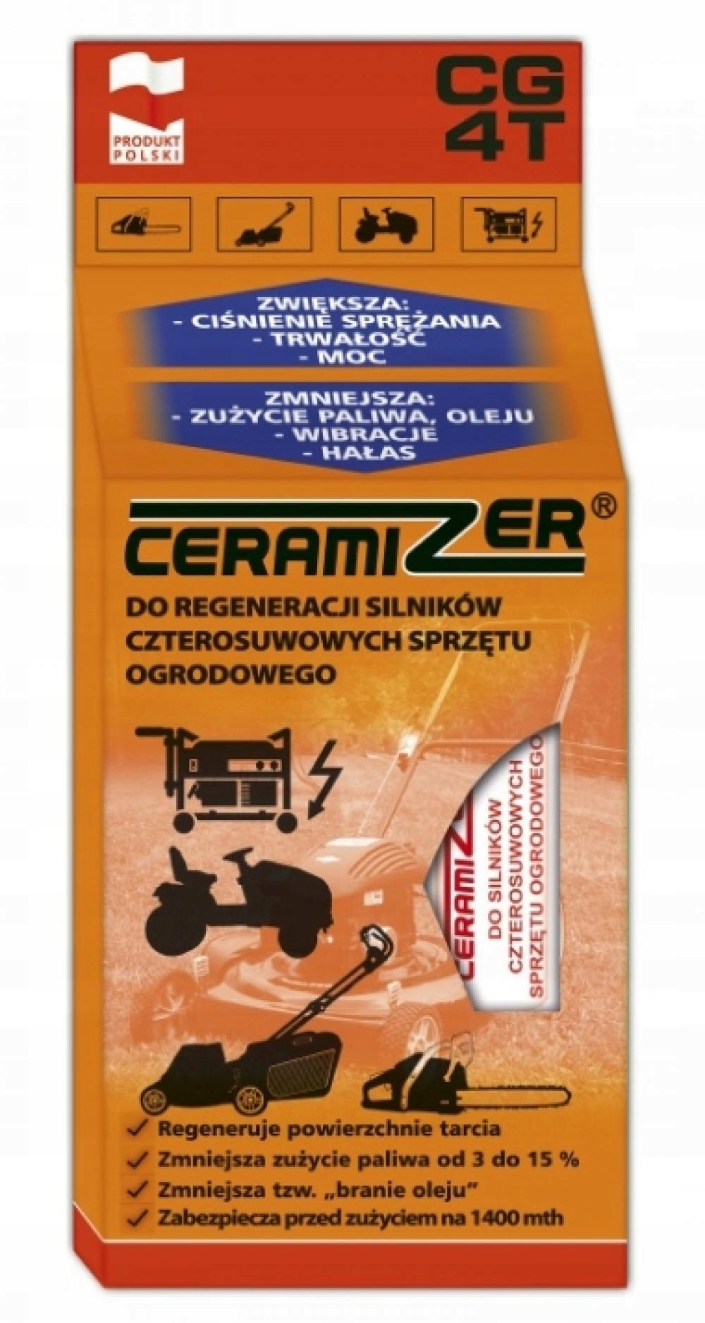 Ceramizer do silników 4-suwowych sprzęt ogrodowy kosiarka agregat 9S5