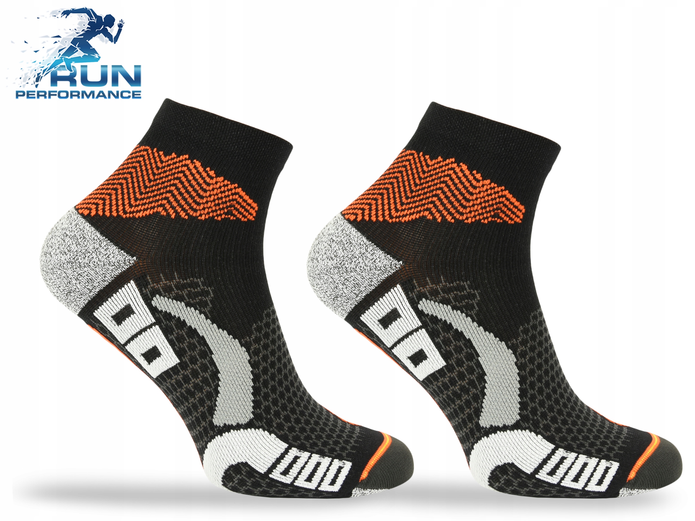Skarpety do biegania COMODO RUN1 – jony srebra Kod producenta ORANGE-02