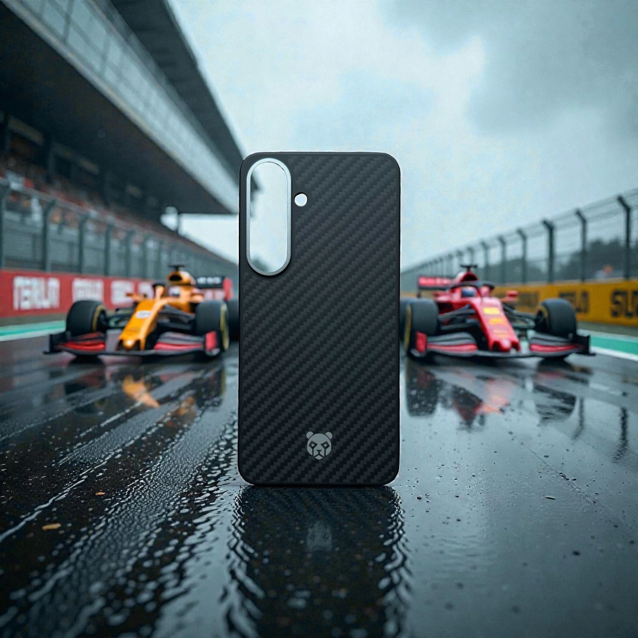 Puzdro Panda Carbon Shield – Karbónové puzdro MagSafe pre Samsung S25