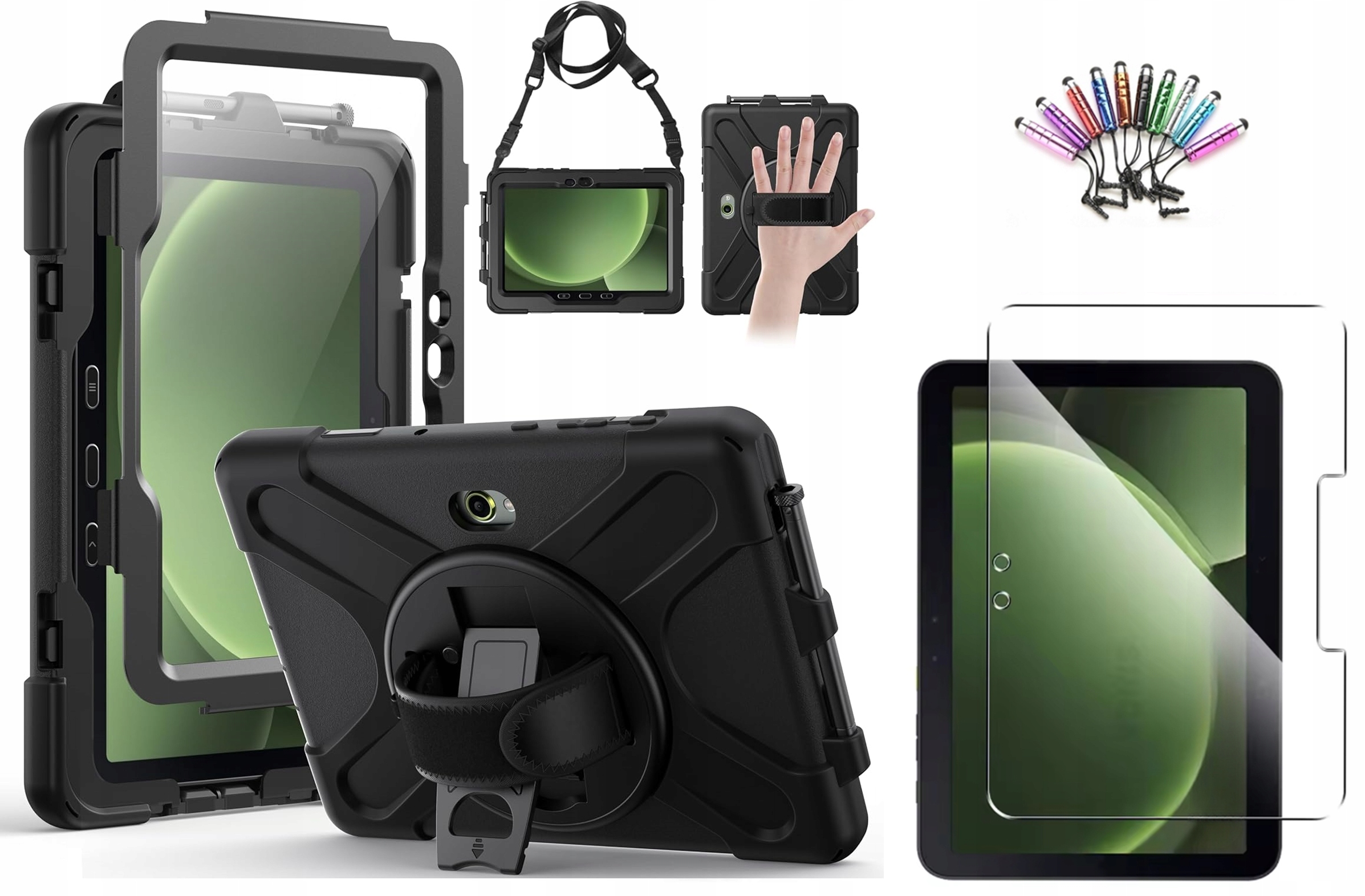 Etui Pancerne Do Samsung Active Pro 10.1 Armor Case Szkło Rysik