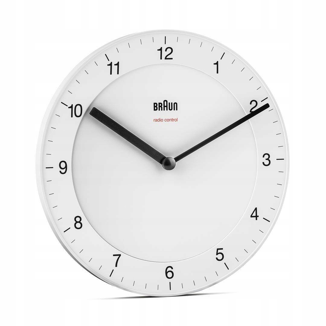 Bílý Klasický Rádiový Časovač Braun BC06W-RC Dcf