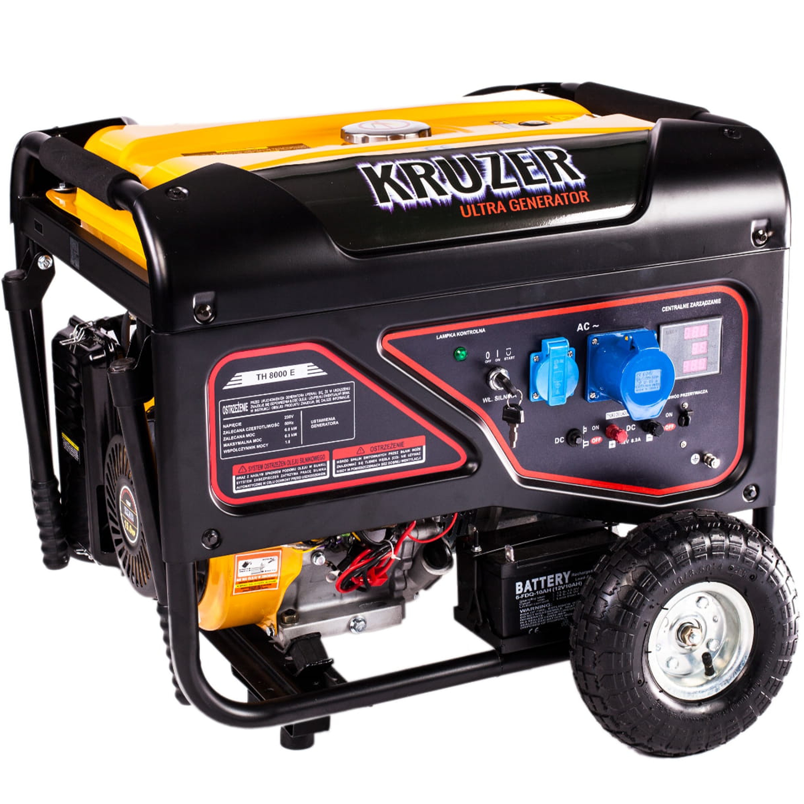 Agregat prądotwórczy Kruzer Th 8000 6,5 kW Avr Profesjonalny, Ekologiczny