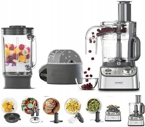 Robot kuchenny wielofunkcyjny 3l Waga kostka 1000W Kenwood FDM71.960SS (nk)