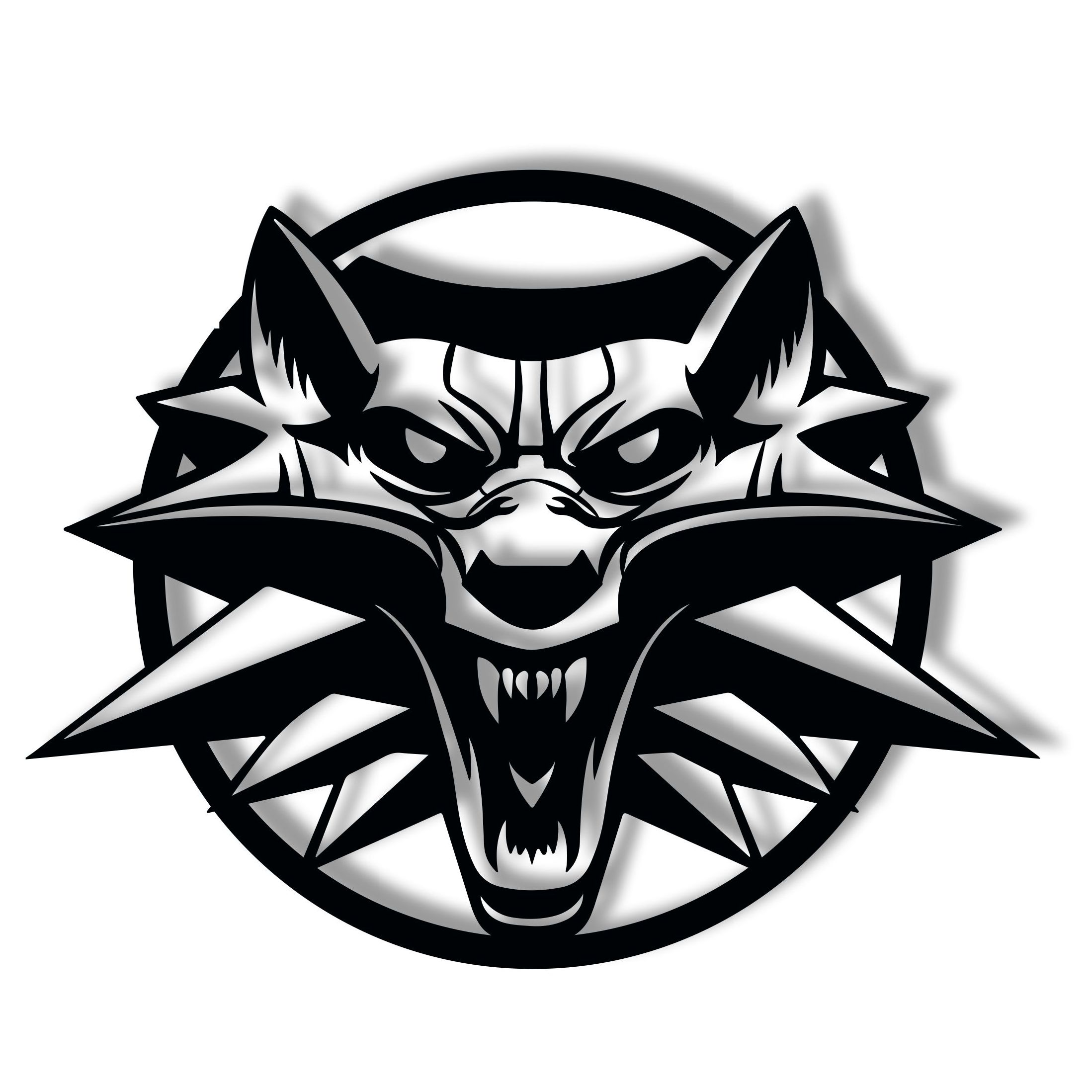 Nástenná dekorácia Zaklínač 75x97 cm witcher Vlkolak prelamovaný obraz Mdf 6 cm