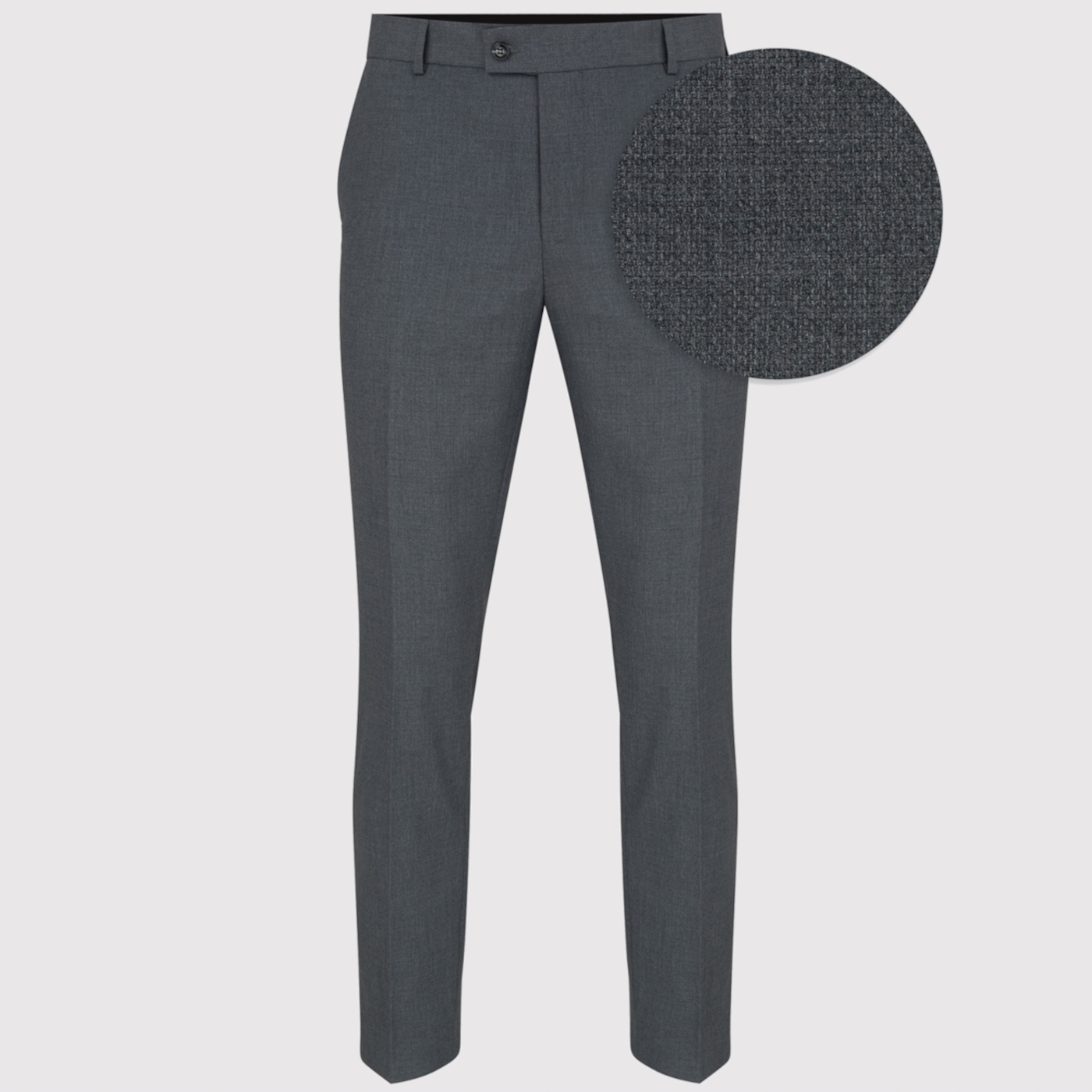 Šedé oblekové kalhoty Slim Fit Pako Lorente 170/80