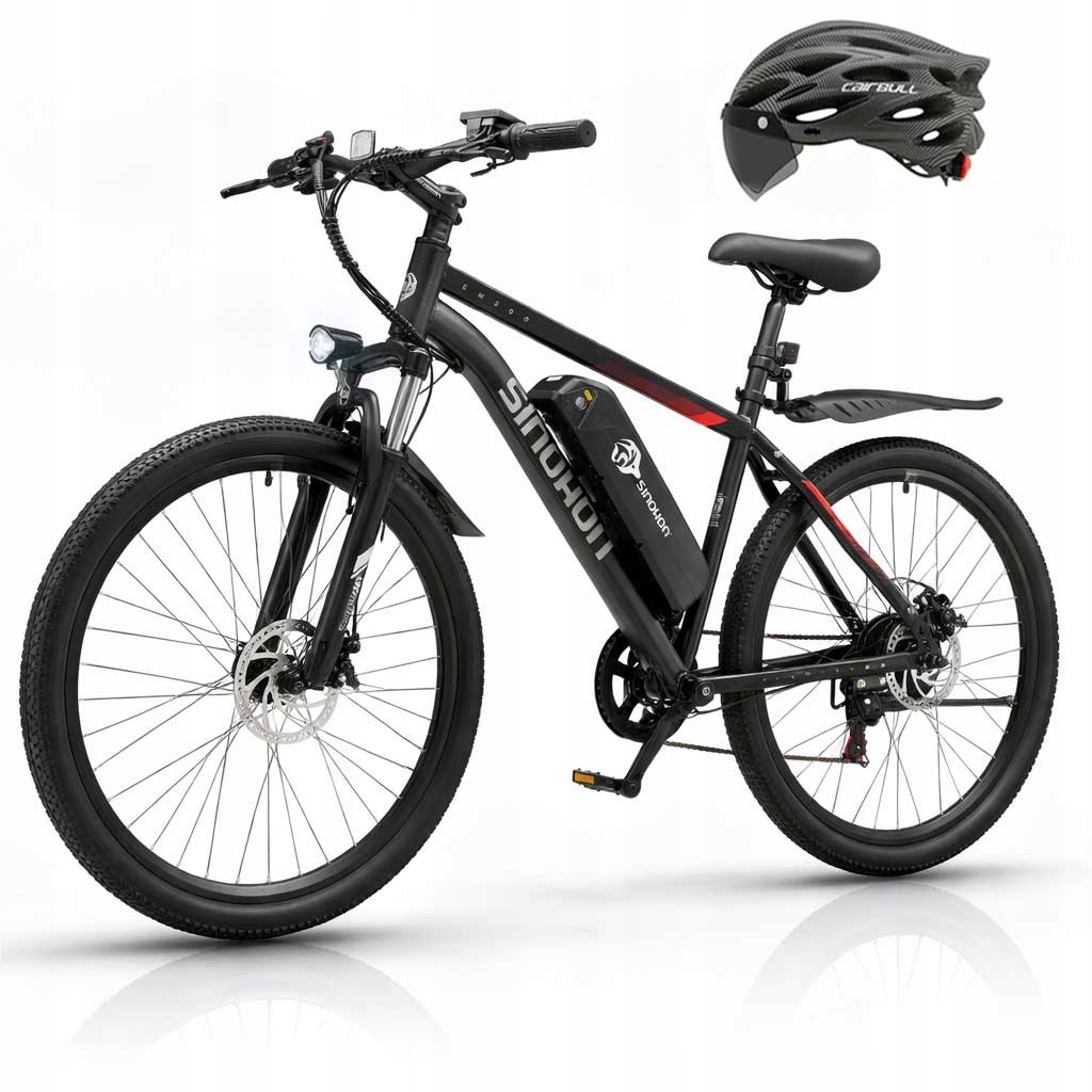 Sinohon EM200 Standardní elektrické kolo, špičkový výkon 750W, 36V 10,4Ah, 40 km/h, 7 rychlostí