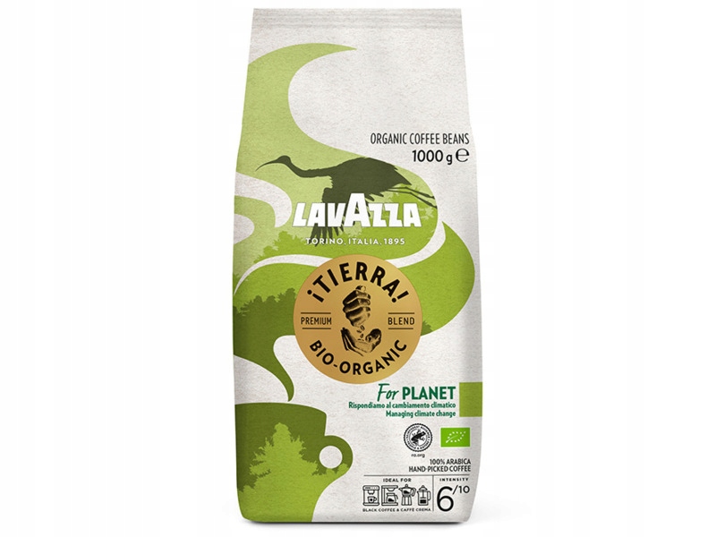 Kawa ziarnista Lavazza Tierra Bio Organic For Planet 1 kg