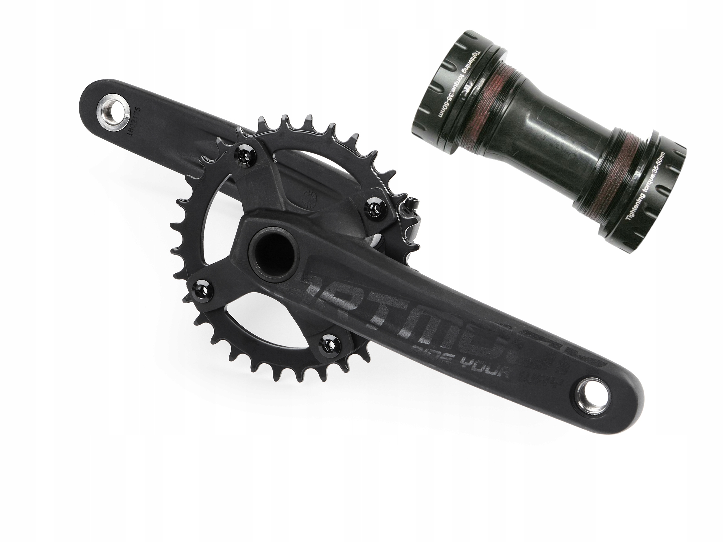 Mechanizm Korbowy Korby Dartmoor Rock V.2 Czarne Zębatka 32T Suport