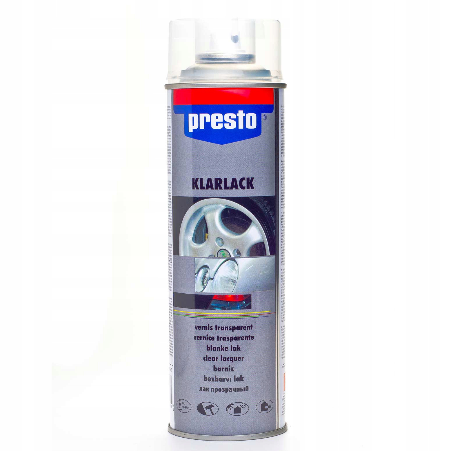 

Lakier Bezbarwny Połysk Spray 500ml Presto