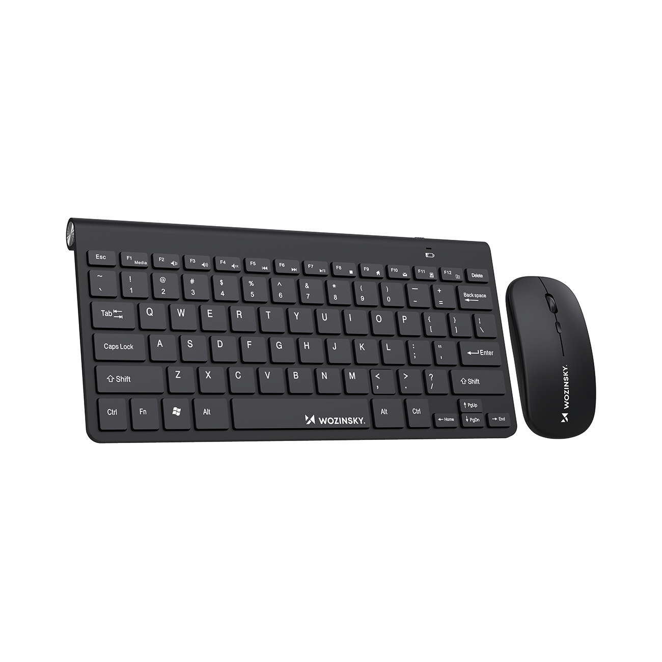 Zestaw klawiatura mysz bezprzewodowa 2.4 GHz czarny