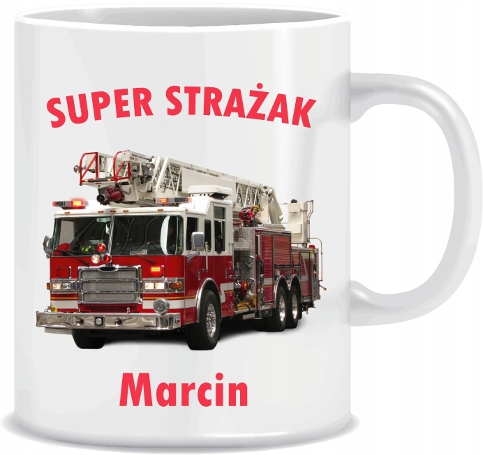 

Kubek Strażaka z Imieniem Super Strażak 330ml