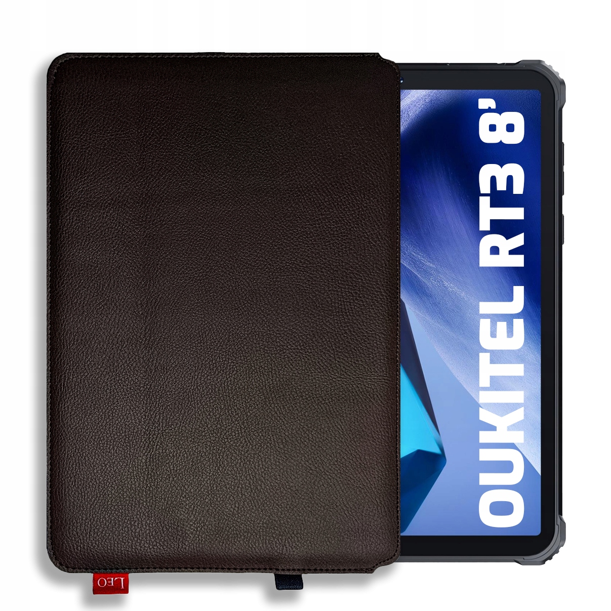 LEO MASTER ETUI SKÓRZANE POKROWIEC NA LAPTOP do OUKITEL RT3 8'