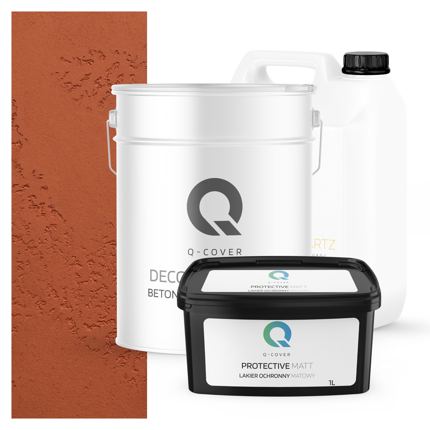 Vnější Architektonický Beton Set Rezavý F336 19kg Komplet 10m2