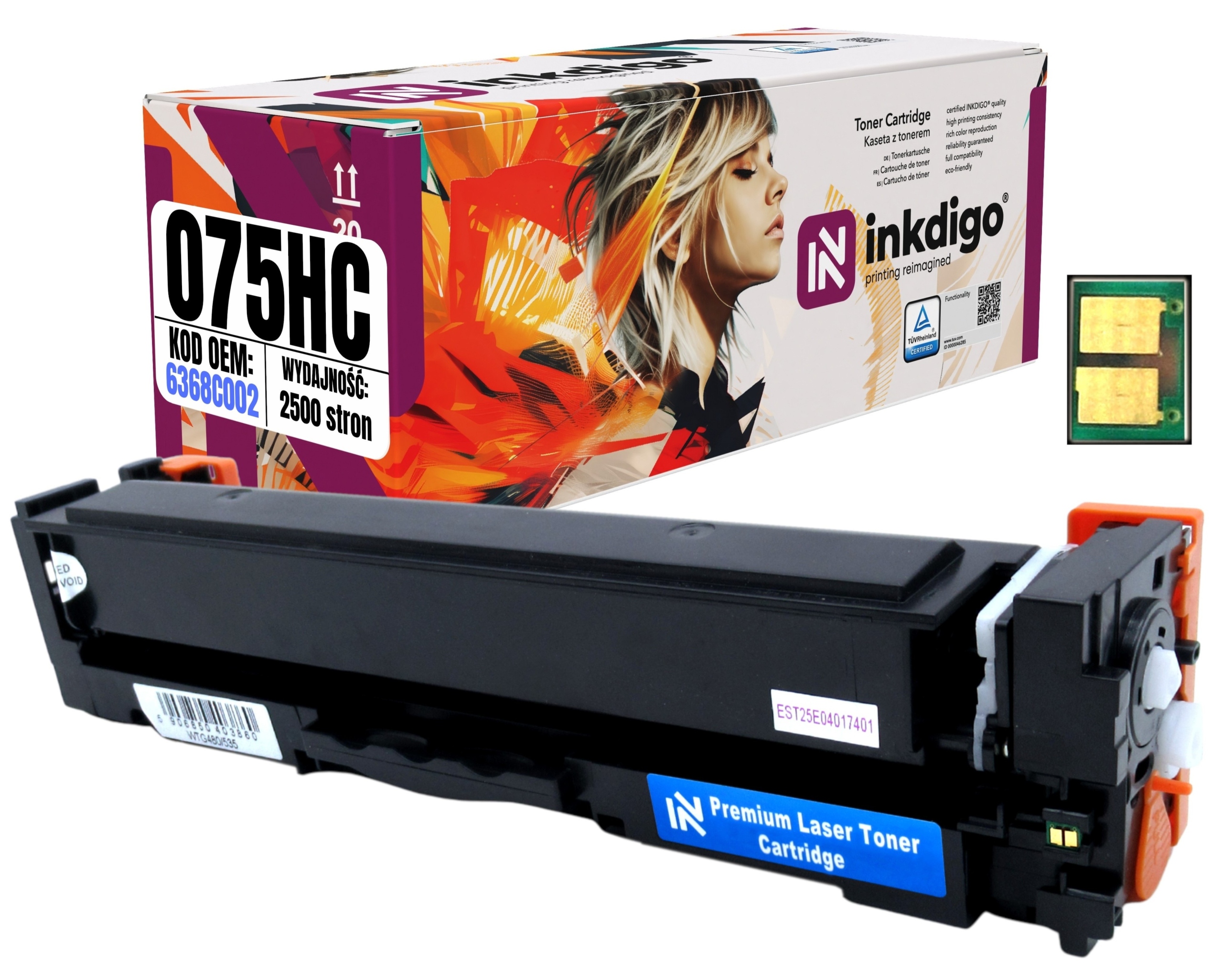 Náhradní náplň 075HC pro tiskárny Canon i-SENSYS LBP-646Cdw MF664Cdw MF667Cdw