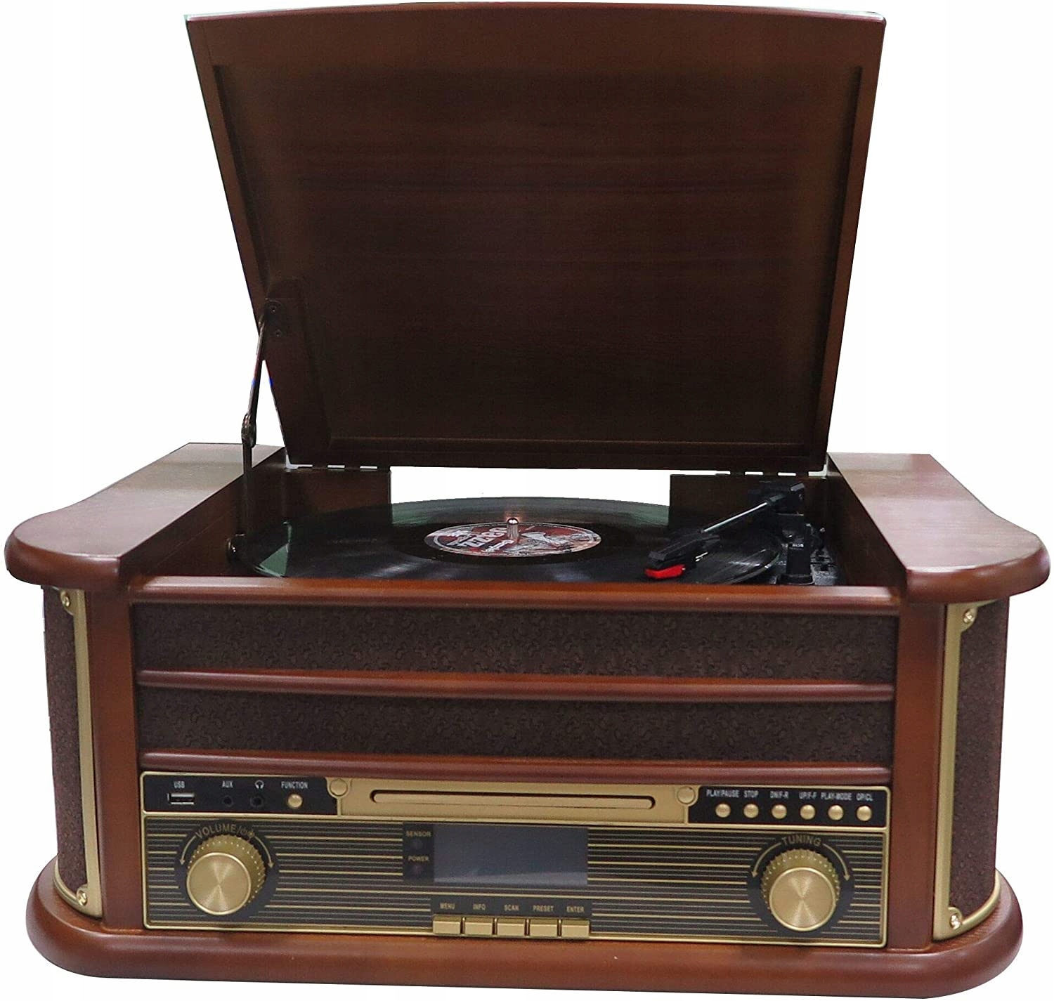 Gramofon Denver MRD-51 brązowy Model MRD-51