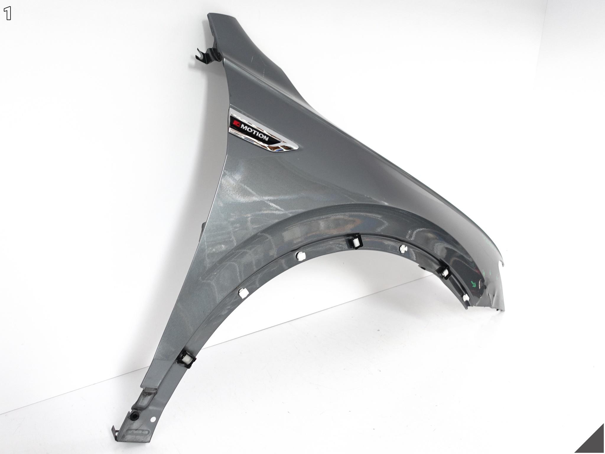 VW TIGUAN II 2 5NA 15-20 fender right front + moulding CHROM 4MOTION
