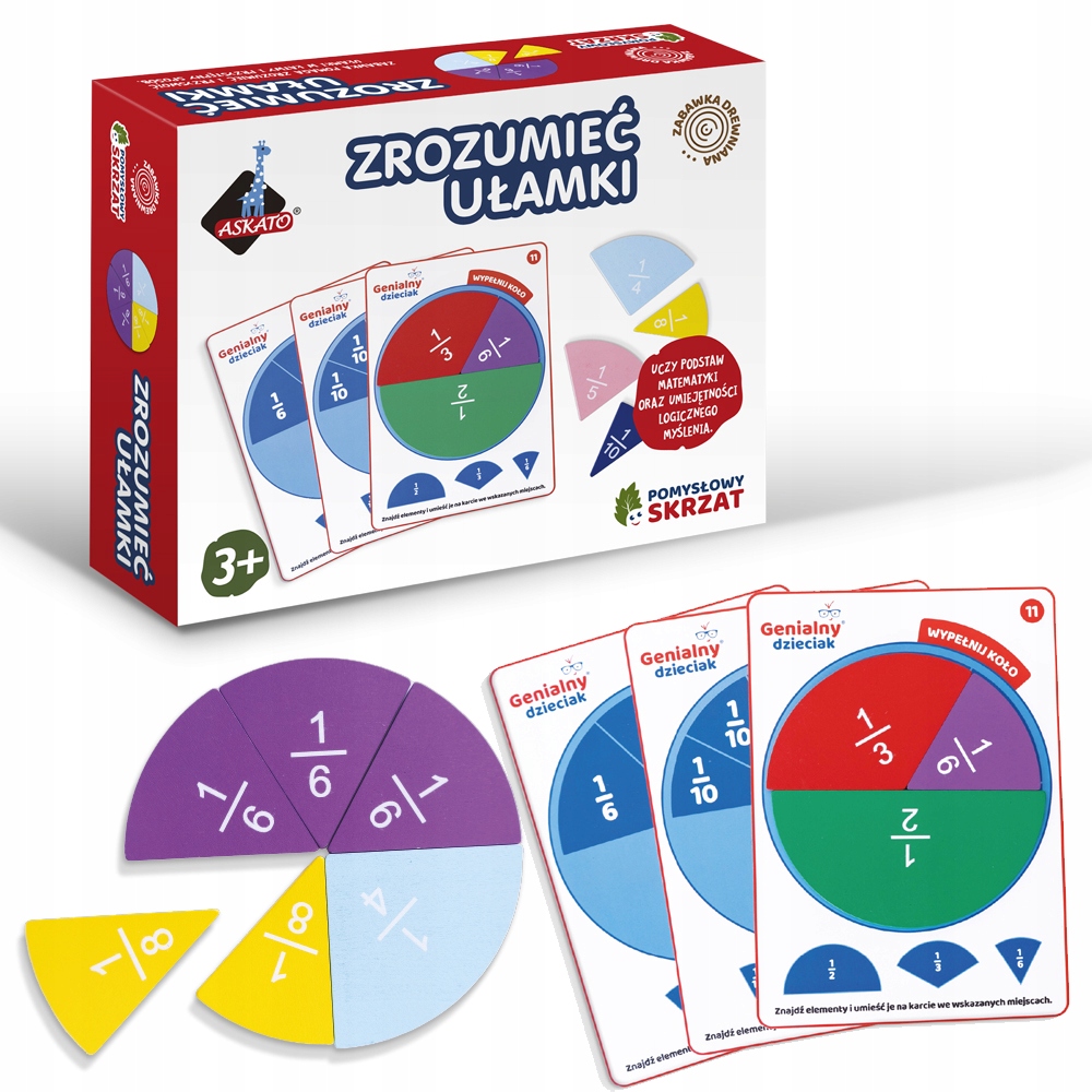 

Zrozumieć ułamki. Pomysłowy skrzat. Askato