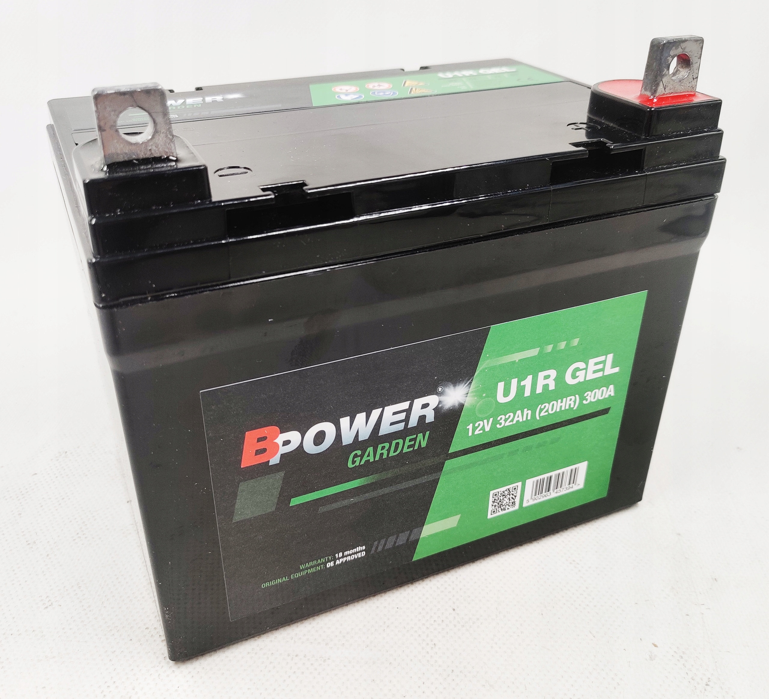 Akumulátor pro sekačku BPower Garden U1R Gel 12V 32Ah 300A P+ gelový
