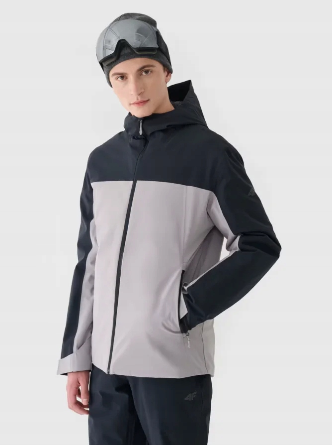 4F Kurtka Narciarska Męska Membrana 5000 Logo Szara XL
